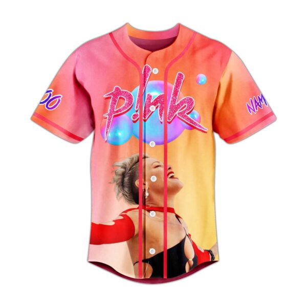 Pink Baseball Jersey For Men Women And Kids Gift for Fans