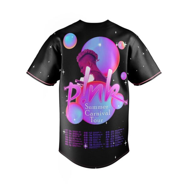 Pink Summer Carnival Baseball Jersey For Men Women And Kids Gift for Fans