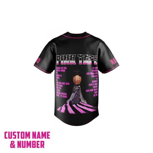 Pink Tape Baseball Jersey For Men Women And Kids Gift for Fans