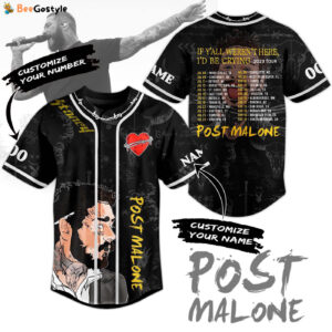 Post Malone Baseball Jersey For Men Women And Kids Gift