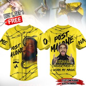 Post Malone Baseball Jersey For Men Women And Kids Gift for Fans 3