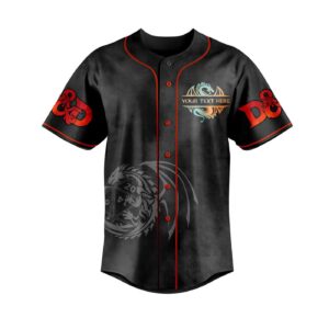 Red Dragon Baseball Jersey For Men Women And Kids Gift 1