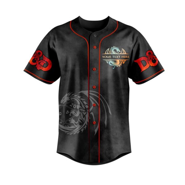 Red Dragon Baseball Jersey For Men Women And Kids Gift