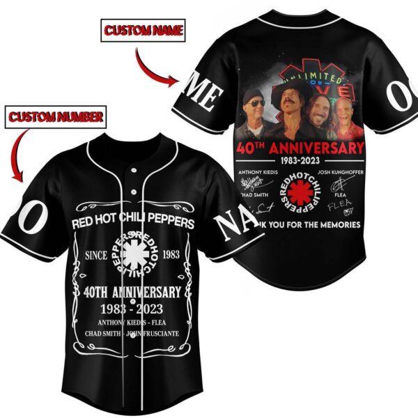 Red Hot Chili Peppers Baseball Jersey For Men Women And Kids Gift