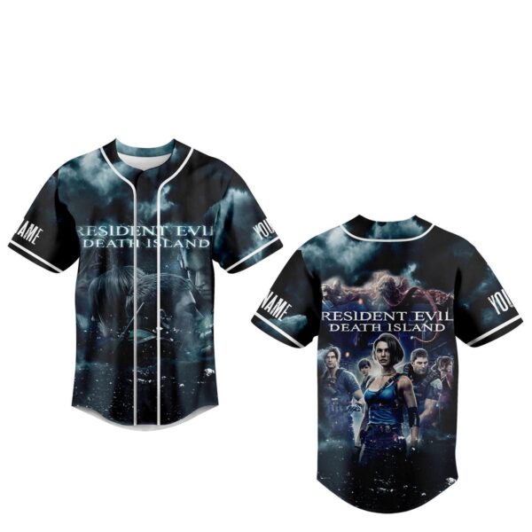 Resident Evil Death Island Baseball Jersey For Men Women And Kids Gift for Fans