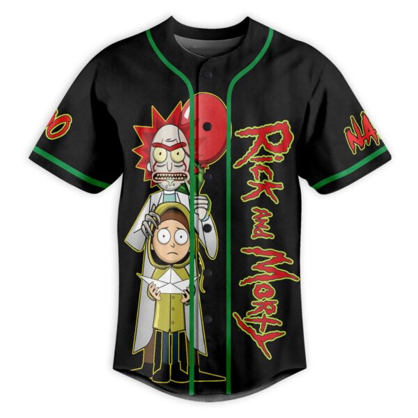 Rick and Morty Baseball Jersey For Men Women And Kids Gift for Fans
