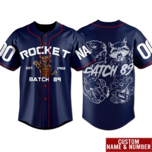 Rocket Raccoon Baseball Jersey For Men Women And Kids Gift for Fans 3