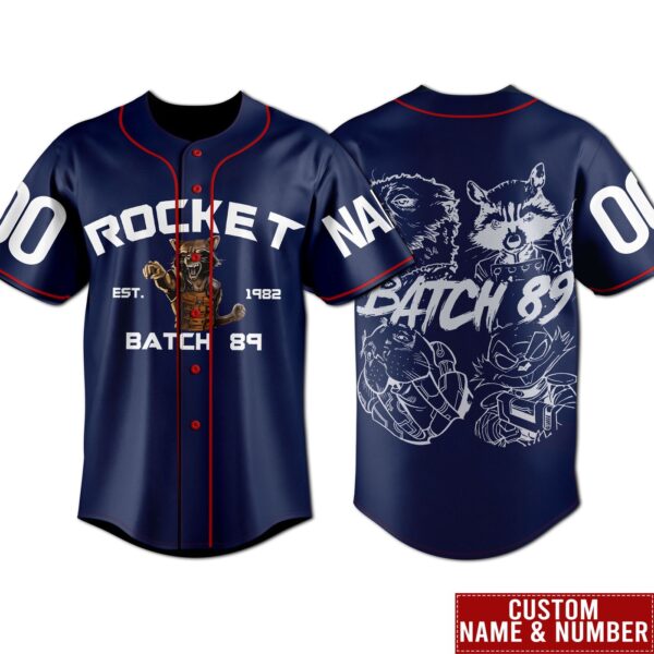 Rocket Raccoon Baseball Jersey For Men Women And Kids Gift for Fans