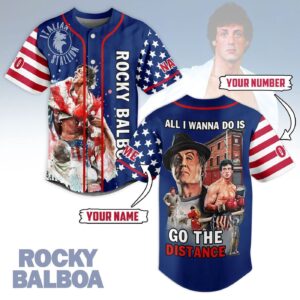 Rocky Balboa Baseball Jersey For Men Women And Kids Gift for Fans 3