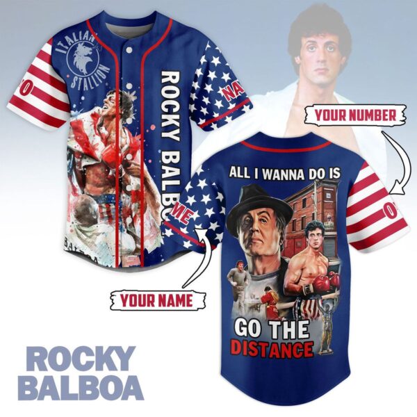 Rocky Balboa Baseball Jersey For Men Women And Kids Gift for Fans