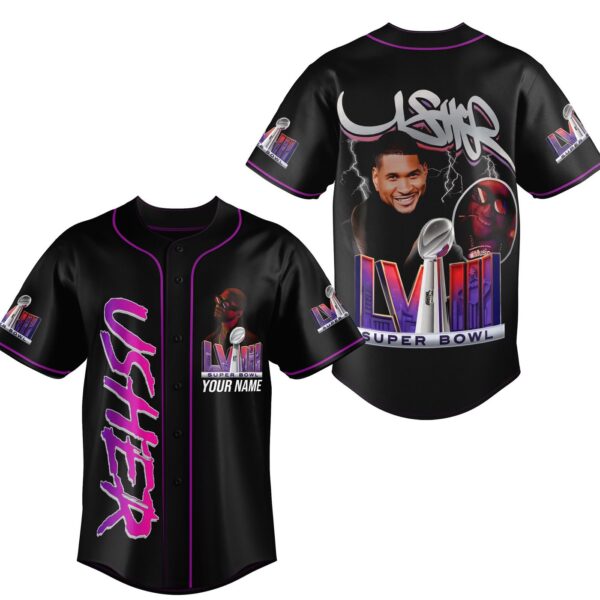 SB Gift for Fans Usher Baseball Jersey For Men Women And Kids Gift for Fans