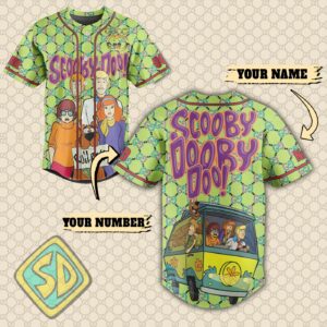Scooby Doo Baseball Jersey For Men Women And Kids Gift 1