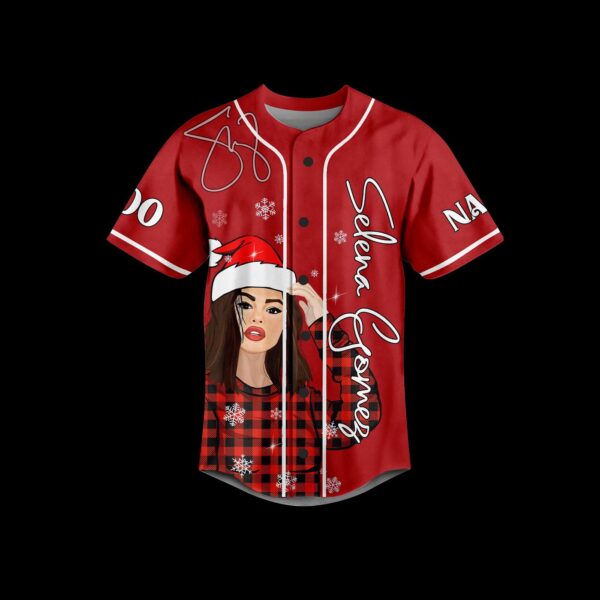 Selena Gomez Baseball Jersey For Men Women And Kids Gift for Fans