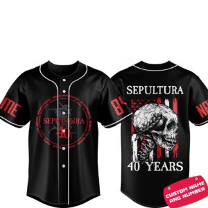 Sepultura Baseball Jersey For Men Women And Kids Gift for Fans 1