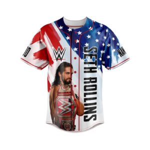 Seth Rollins Baseball Jersey For Men Women And Kids Gift for Fans 1