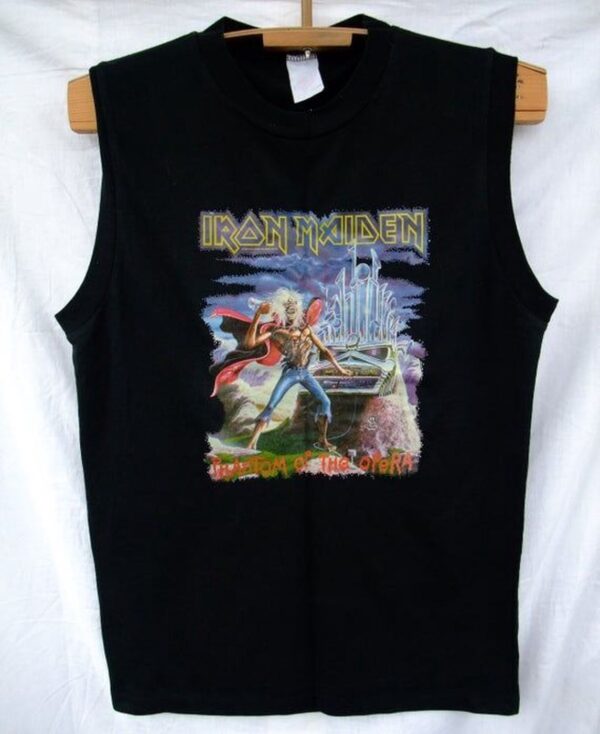 Vintage Singlet Shirt featuring iconic bands Iron Maiden Metallica Slayer and more!