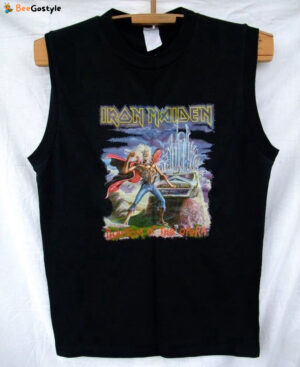 Vintage Singlet Shirt featuring iconic bands Iron Maiden Metallica Slayer and more!