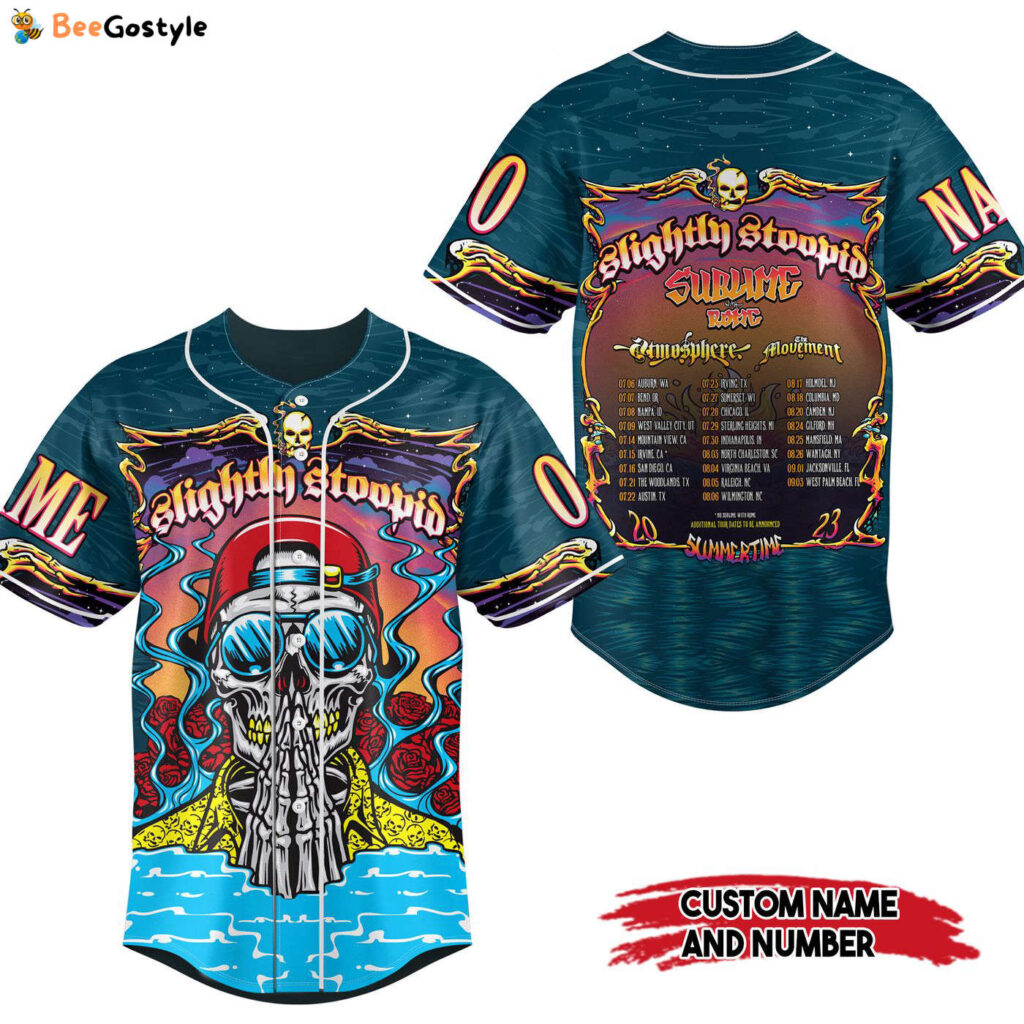 Slightly Stoopid Baseball Jersey For Men Women And Kids Gift Slightly Stoopid Baseball Jersey For Men Women And Kids Gift