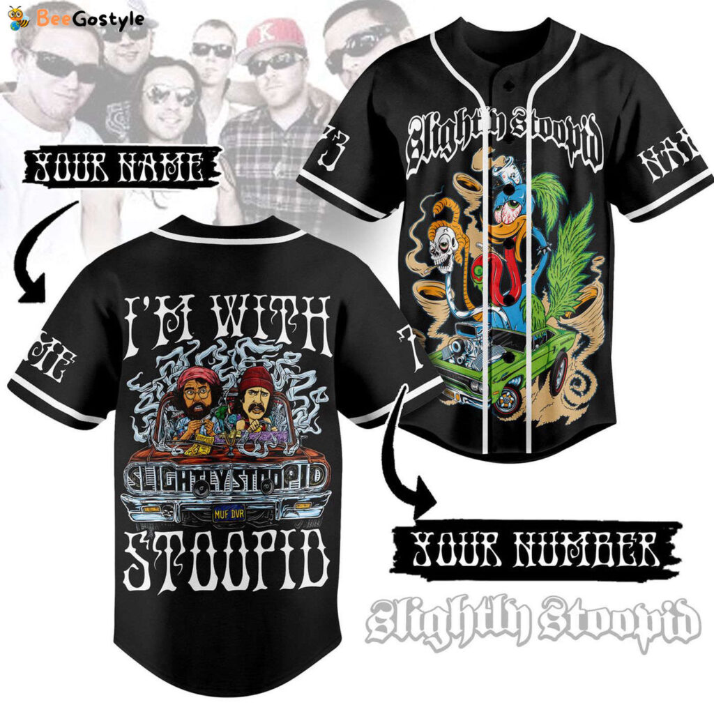 Slightly Stoopid Baseball Jersey For Men Women And Kids Gift Slightly Stoopid Baseball Jersey For Men Women And Kids Gift