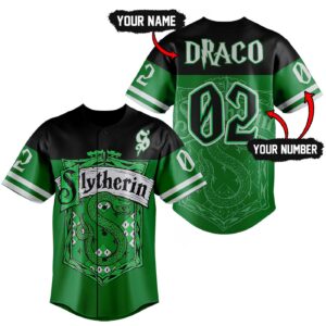 Slytherin House Baseball Jersey For Men Women And Kids Gift for Fans 1
