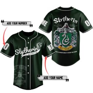 Slytherin Quidditch Baseball Jersey For Men Women And Kids Gift for Fans 1