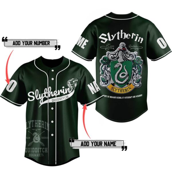 Slytherin Quidditch Baseball Jersey For Men Women And Kids Gift for Fans
