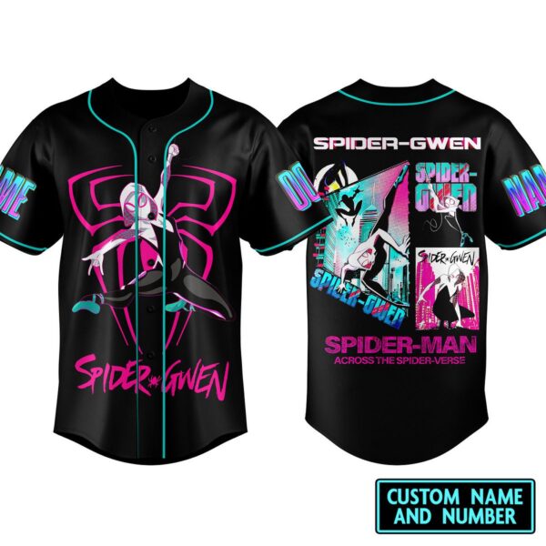 Spider Gwen Baseball Jersey For Men Women And Kids Gift for Fans