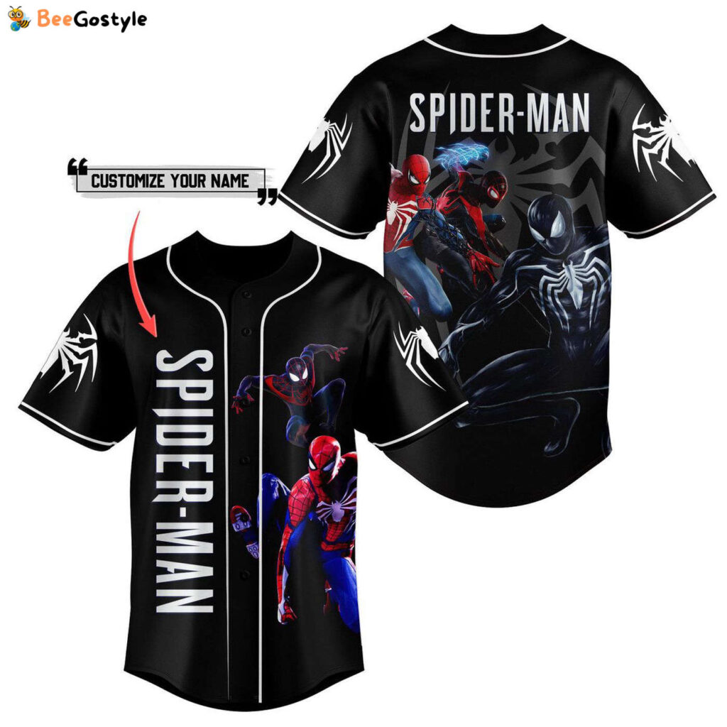 Spider Man Baseball Jersey For Men Women And Kids Gift Spider Man Baseball Jersey For Men Women And Kids Gift