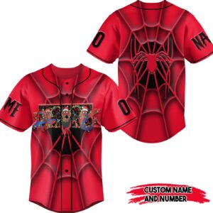 Spider Man Baseball Jersey For Men Women And Kids Gift for Fans 1