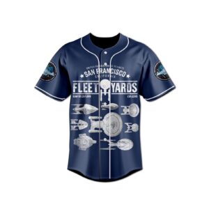 Star Trek Fleet Yeard United Federation Baseball Jersey For Men Women And Kids Gift for Fans 1