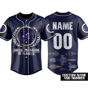 Star Trek United Federation Of Planets Baseball Jersey For Men Women And Kids Gift for Fans 1