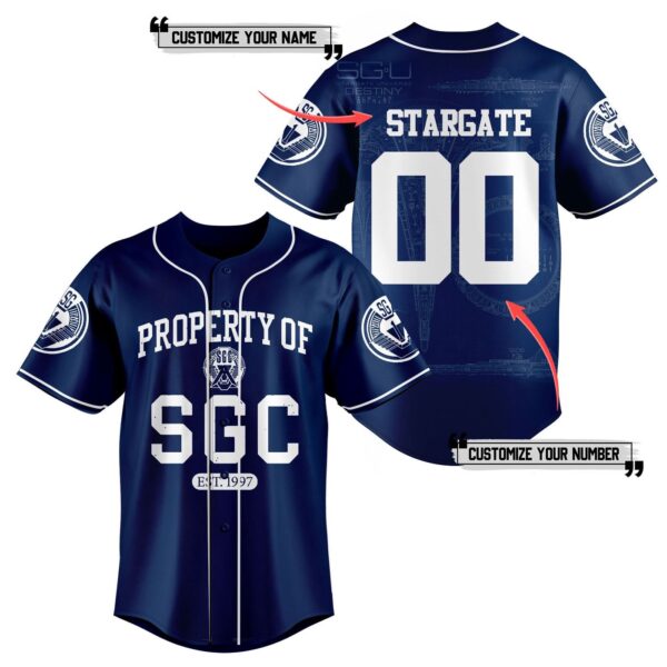 Stargate Command Baseball Jersey For Men Women And Kids Gift