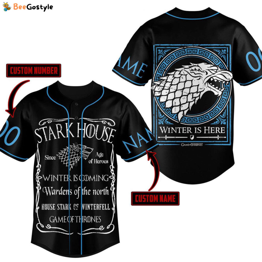 Stark House Baseball Jersey For Men Women And Kids Gift Stark House Baseball Jersey For Men Women And Kids Gift