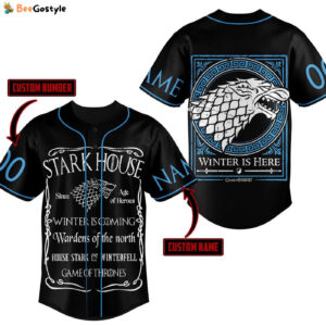 Stark House Baseball Jersey For Men Women And Kids Gift