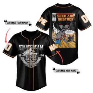 Starscream Baseball Jersey For Men Women And Kids Gift for Fans 1