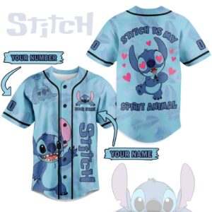 Stitch Baseball Jersey For Men Women And Kids Gift for Fans 1