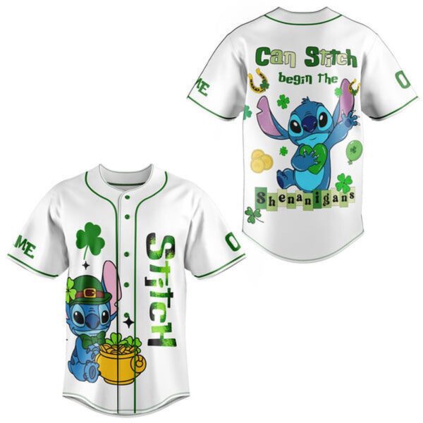 Stitch Baseball Jersey For Men Women And Kids Gift for Fans