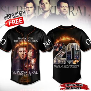 Supernatural Baseball Jersey For Men Women And Kids Gift for Fans 1