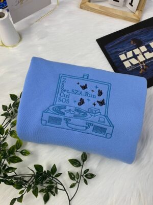 SZA Full Album Embroidered Crewneck T-Shirt, Sweatshirt for Fans 3