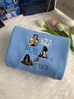 SZA Full Album Embroidered Crewneck T-Shirt, Sweatshirt for Fans 5