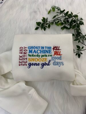 SZA Lovers Embroidered Crewneck T-Shirt, Sweatshirt for Fans