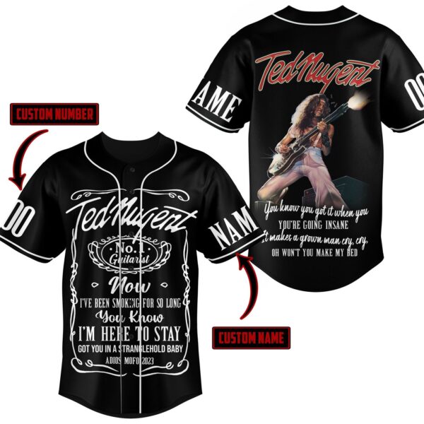 Ted Nugent Baseball Jersey For Men Women And Kids Gift