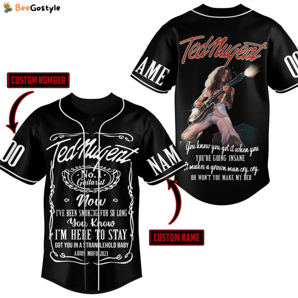 Ted Nugent Baseball Jersey For Men Women And Kids Gift Ted Nugent Baseball Jersey For Men Women And Kids Gift