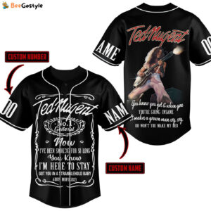 Ted Nugent Baseball Jersey For Men Women And Kids Gift