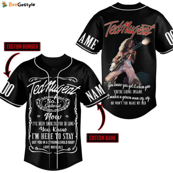 Ted Nugent Baseball Jersey For Men Women And Kids Gift