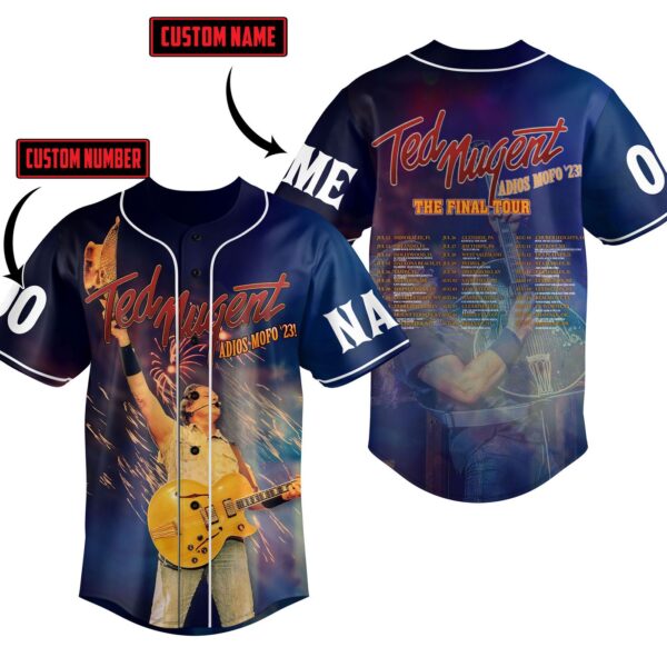 Ted Nugent Baseball Jersey For Men Women And Kids Gift