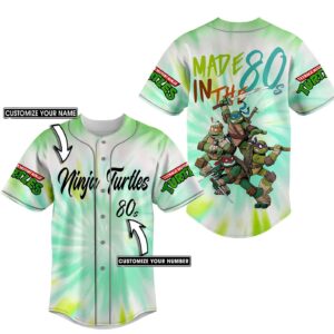 Teenage Mutant Ninja Turtles Baseball Jersey For Men Women And Kids Gift for Fans 1