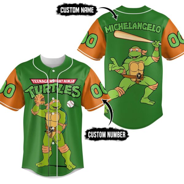Teenage Mutant Ninja Turtles Baseball Jersey For Men Women And Kids Gift for Fans