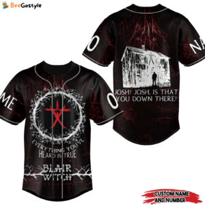 The Blair Witch Project Baseball Jersey For Men Women And Kids Gift