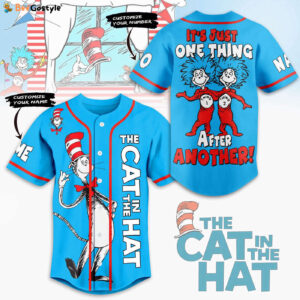 The Cat in the Hat Baseball Jersey For Men Women And Kids Gift